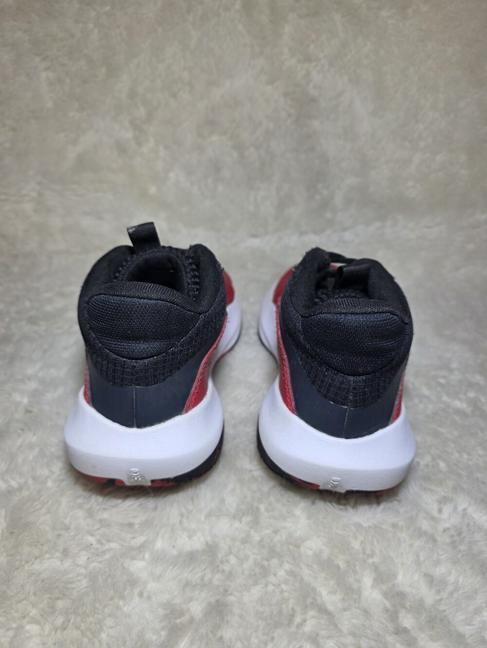 Under Armour Lockdown 7 Red Black Basketball Shoes Men 7 Women 8.5 Excellent - Picture 6 of 9